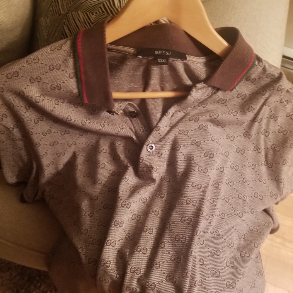 Gucci Chocolate Web GG Polo